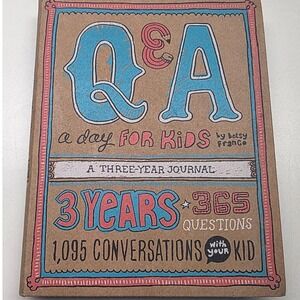 Q&A a‎ Day for Kids Three Year Journal Betsy Franco Potter Style Hardcover Diary